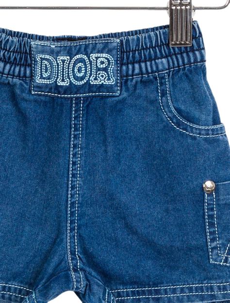 dior denim shorts